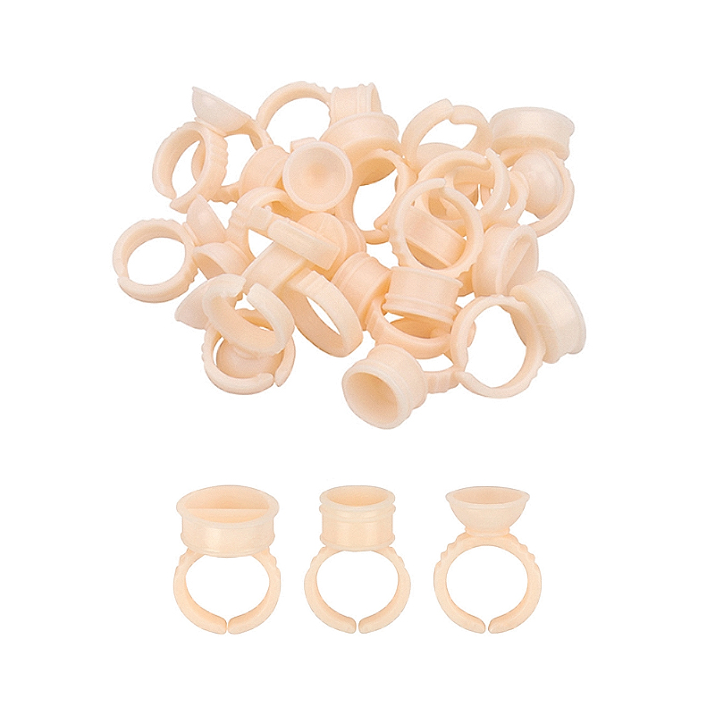 Body Jewelry Tattoo - 100/1000PCS Microblading Pigment Glue Rings Tattoo