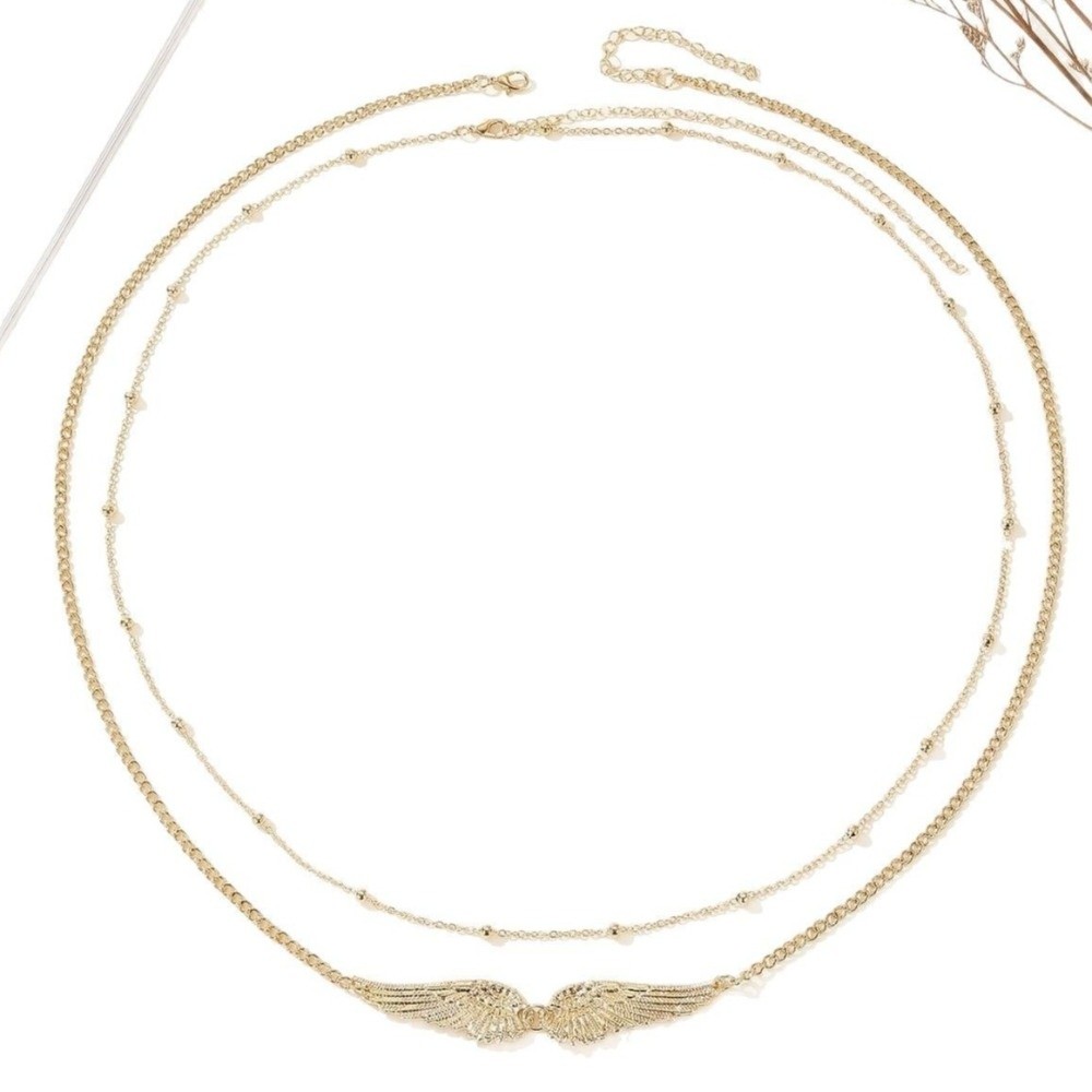 Body Chain Jewelry - Trendy Elegant Double Layer Wings Body