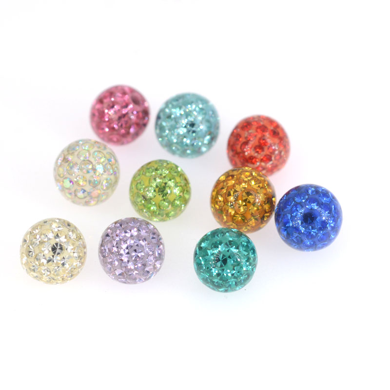 10Pcs 16g&14g 3-5mm Tongue Bar - Body Jewelry Replacement Ball ulasan dan harga