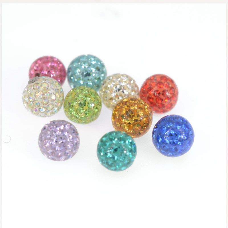 10Pcs 16g&14g 3-5mm Tongue Bar - Body Jewelry Replacement Ball ulasan dan harga