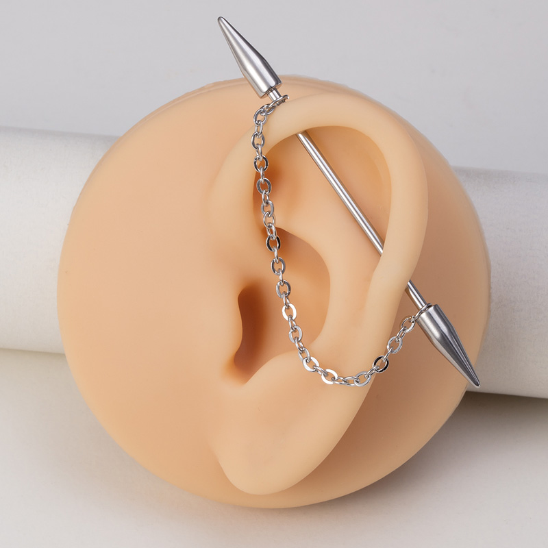 1pc Industrial Piercing Barbel - Industrial Barbell Long ulasan dan harga