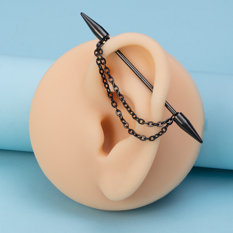 1pc Industrial Piercing Barbel - Industrial Barbell Long ulasan dan harga