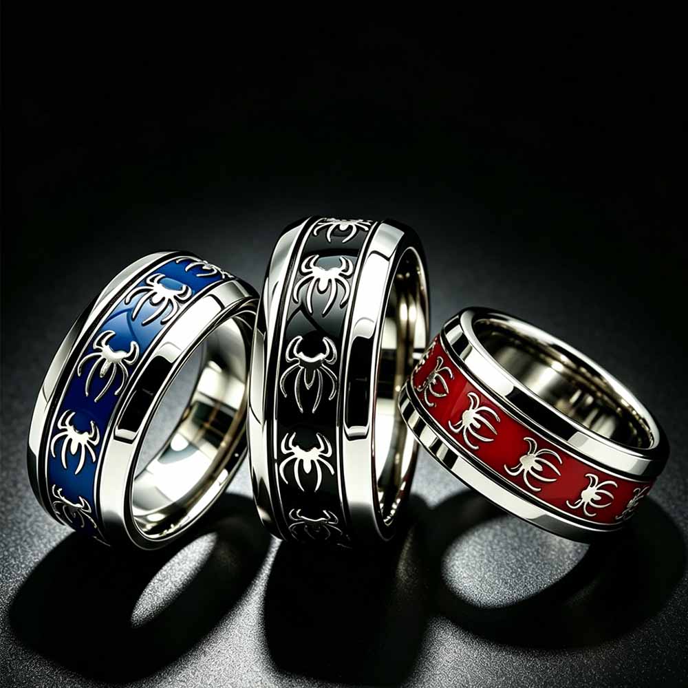 New Vintage Punk Spider Ring 3 - Body Jewelry Wholesale ulasan dan harga
