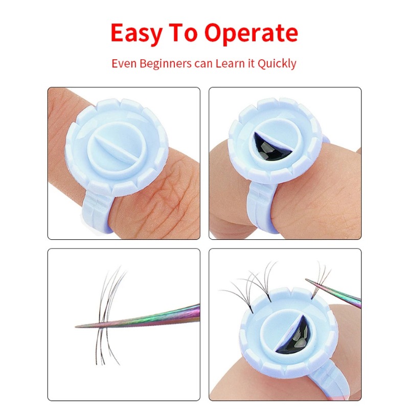 100 Pcs Disposable Eyelash Glu - Body Jewelry Tattoo ulasan dan harga