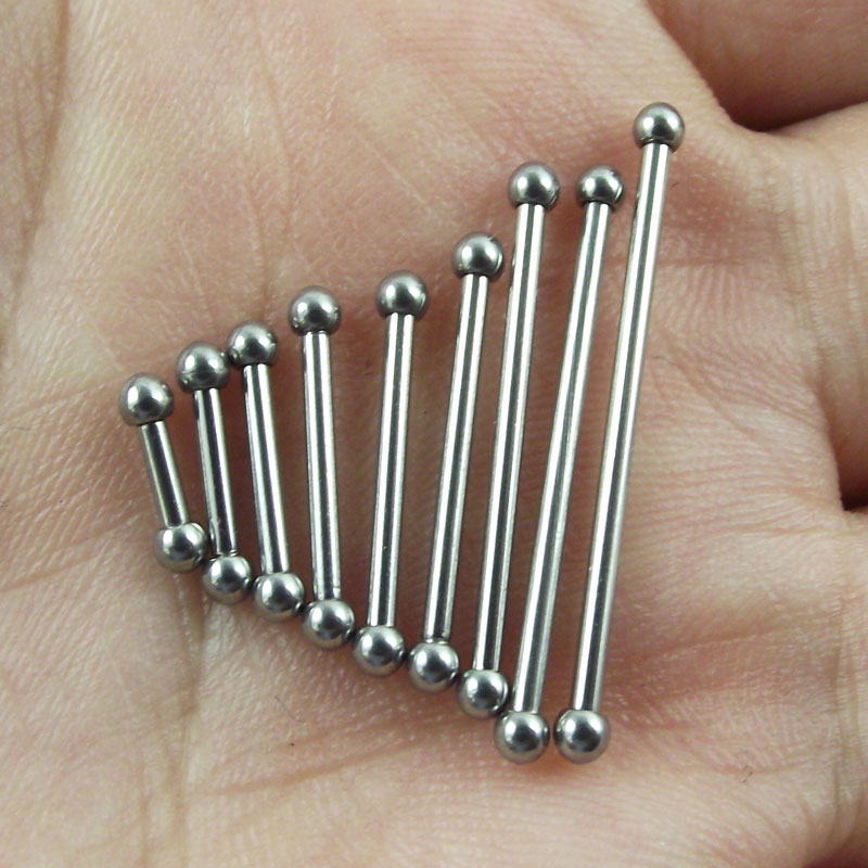 SaYao 2pcs 2mm mini ball Stain - Industrial Barbell Long ulasan dan harga