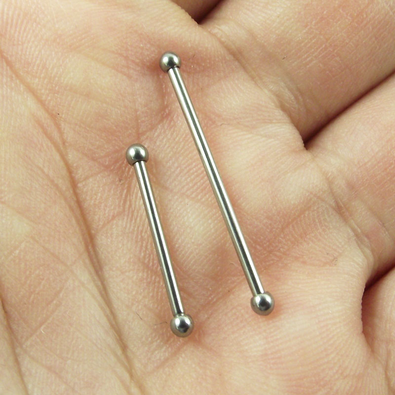 SaYao 2pcs 2mm mini ball Stain - Industrial Barbell Long ulasan dan harga
