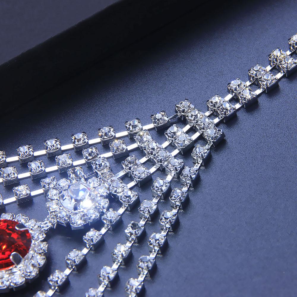 Sexy Body Chain Lingerie Red C - Body Jewelry Retainers ulasan dan harga