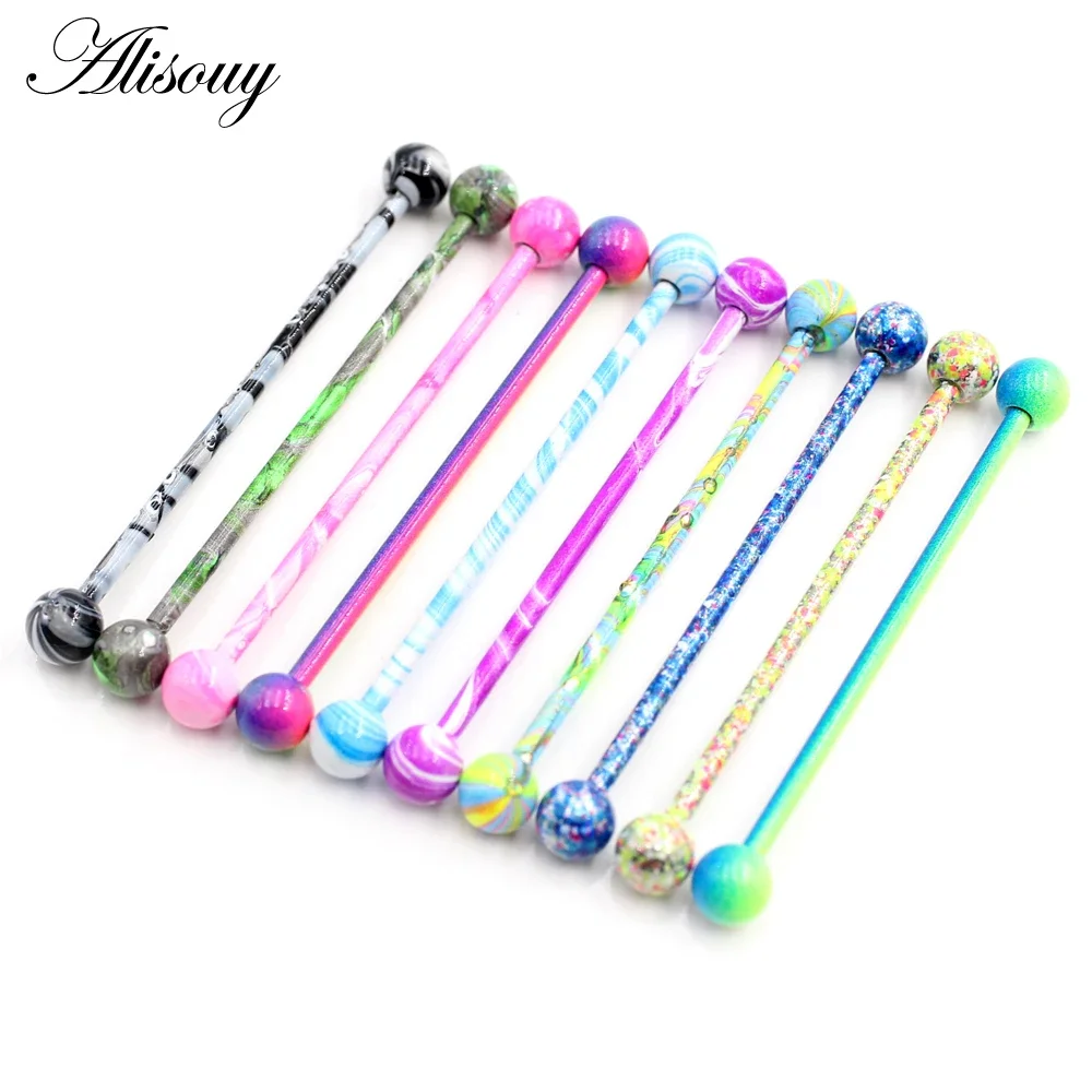 Alisouy 2PC Long Straight Stai - Industrial Barbell Long ulasan dan harga
