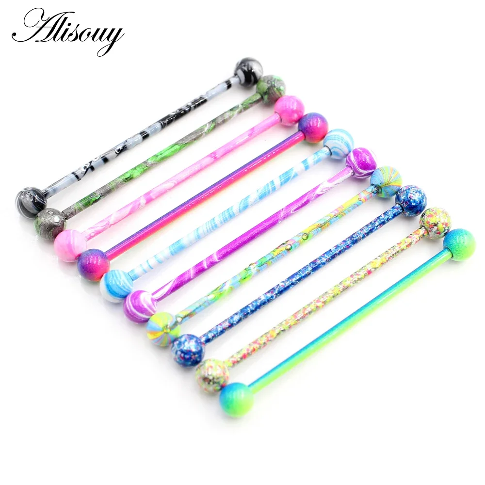 Alisouy 2PC Long Straight Stai - Industrial Barbell Long ulasan dan harga