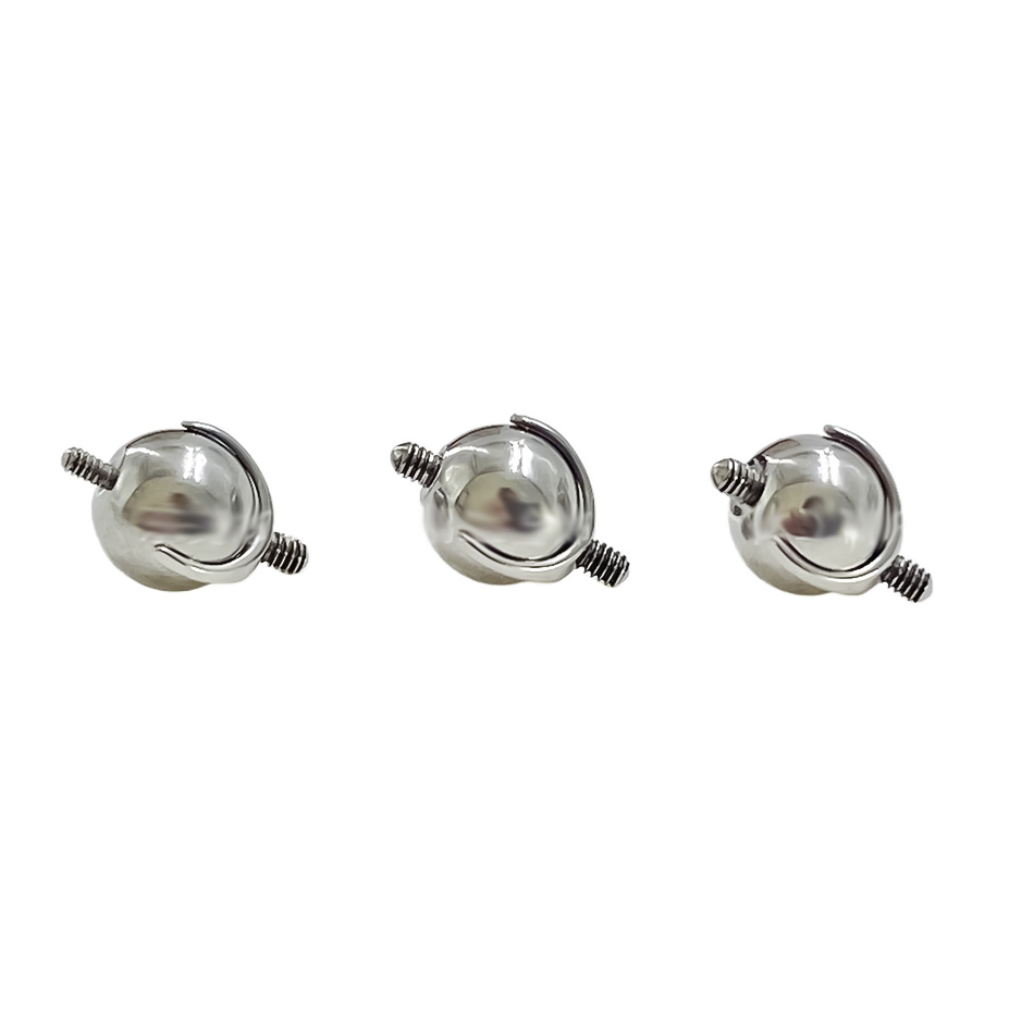 1Pc 16G/14G 4/5mm Industrial B - Body Jewelry Replacement Ball ulasan dan harga