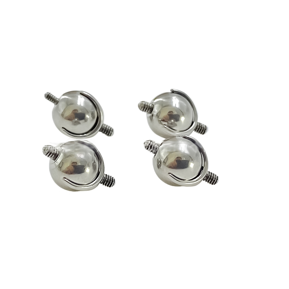 1Pc 16G/14G 4/5mm Industrial B - Body Jewelry Replacement Ball ulasan dan harga