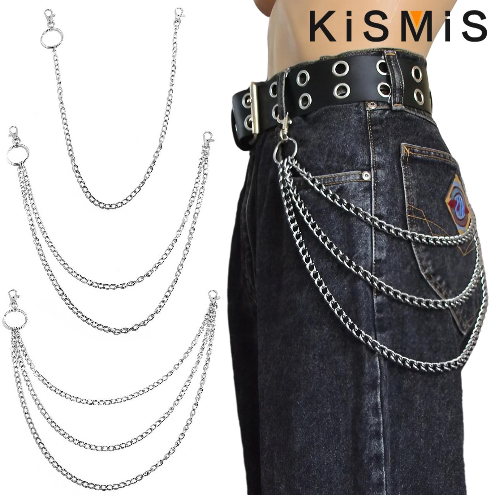 KISMIS 1PC Punk Street keychai - Body Jewelry Leg Chain ulasan dan harga