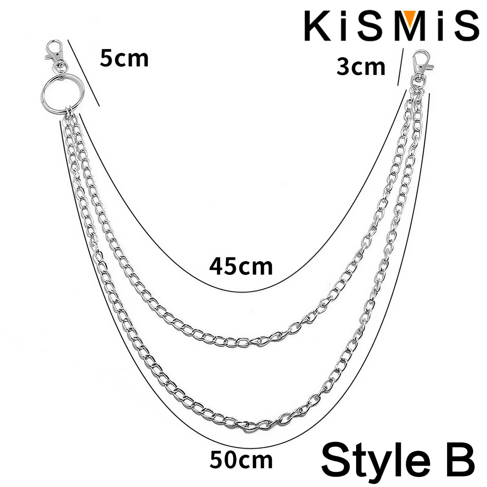 KISMIS 1PC Punk Street keychai - Body Jewelry Leg Chain ulasan dan harga