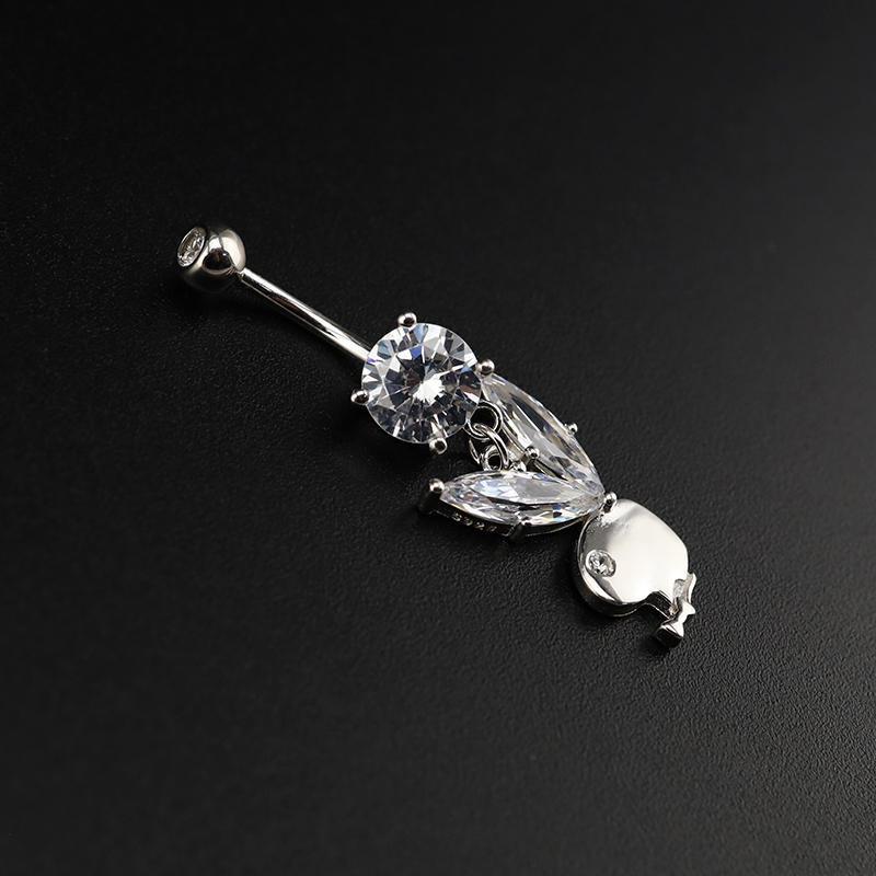 Hypoallergenic 925 Sterling Si - Body Jewelry Goth ulasan dan harga