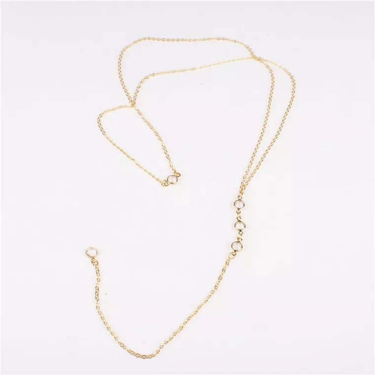 New Rhinestone Sexy Women's Ba - Body Chain Jewelry ulasan dan harga