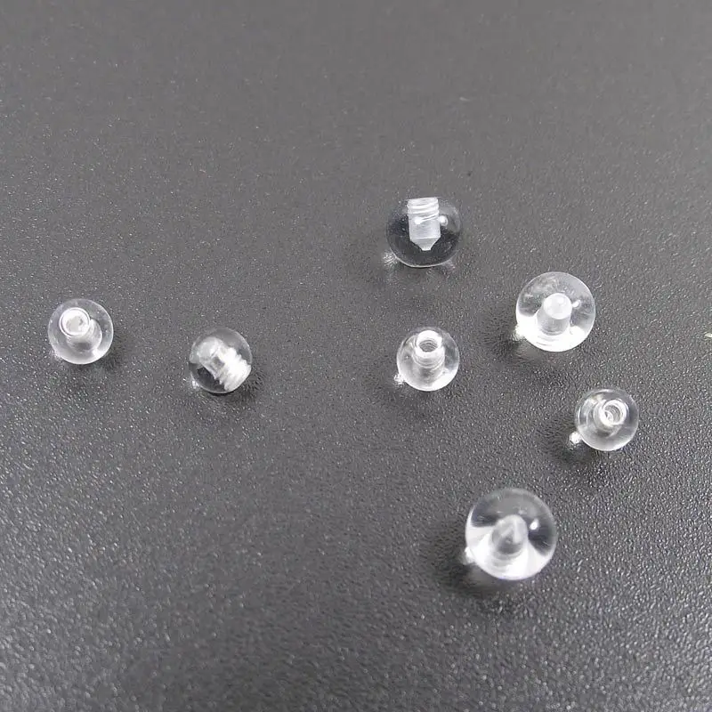 100pcs Transparent Replacement - Body Jewelry Replacement Ball ulasan dan harga