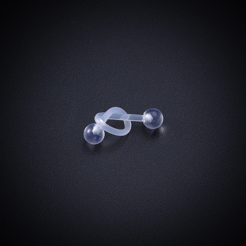 10-50pcs Acrylic Cartilage Ear - Industrial Barbell Long ulasan dan harga