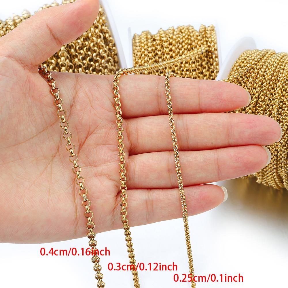 1 Meter 2-4mm Stainless Steel  - Body Chain Jewelry ulasan dan harga