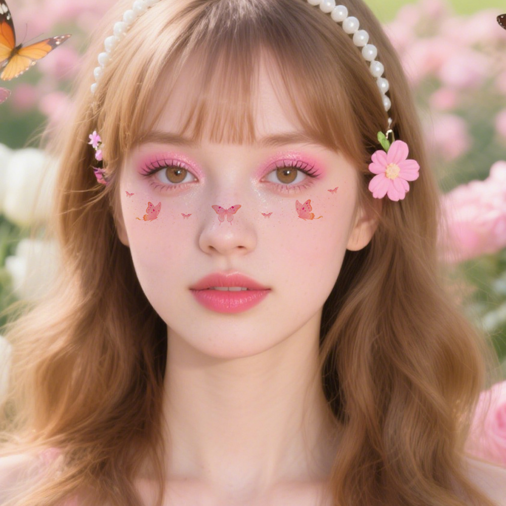 6PCS Cute Butterfly Tattoo Sti - Body Jewelry Tattoo ulasan dan harga
