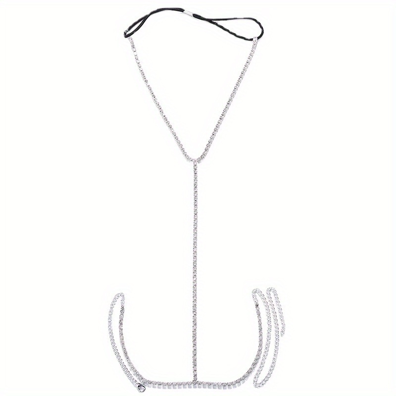1 piece of sparkling rhineston - Body Jewelry Leg Chain ulasan dan harga