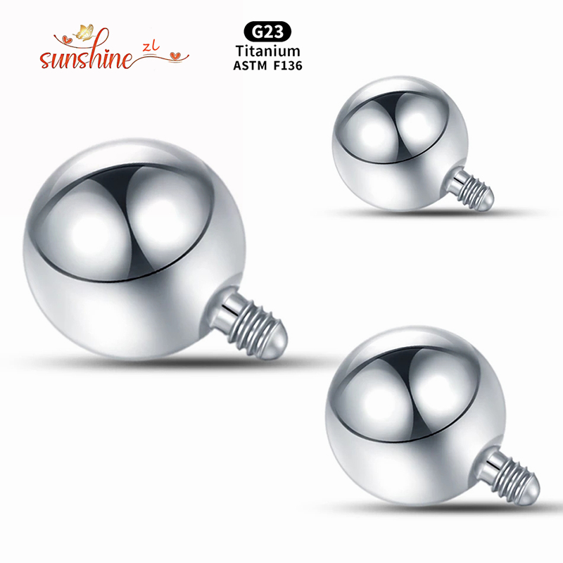 1PCS Internally Threaded Ball  - Body Jewelry Replacement Ball ulasan dan harga