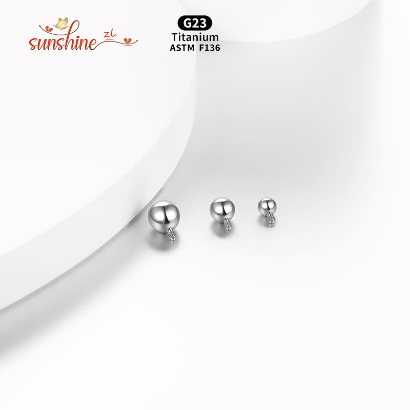 1PCS Internally Threaded Ball  - Body Jewelry Replacement Ball ulasan dan harga
