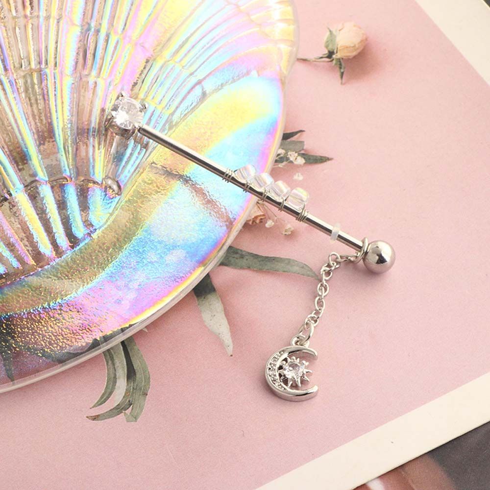 Jewelry Girls Gift Punk Style  - Industrial Barbell Long ulasan dan harga