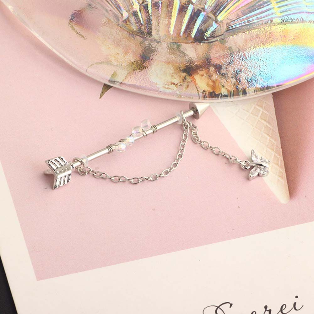 Jewelry Girls Gift Punk Style  - Industrial Barbell Long ulasan dan harga