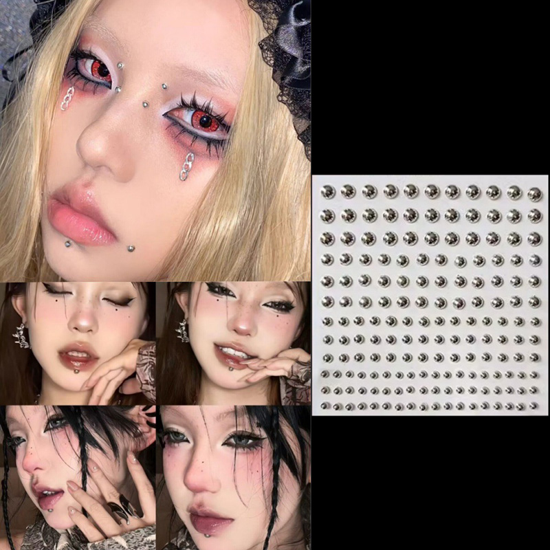 3D Face Eyes Party Makeup Tatt - Body Jewelry Tattoo ulasan dan harga