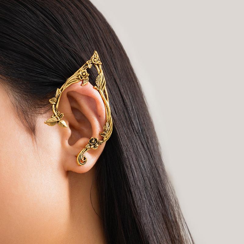 1Pair Goth Fairy Elf Ear Cuff  - Body Jewelry Goth ulasan dan harga