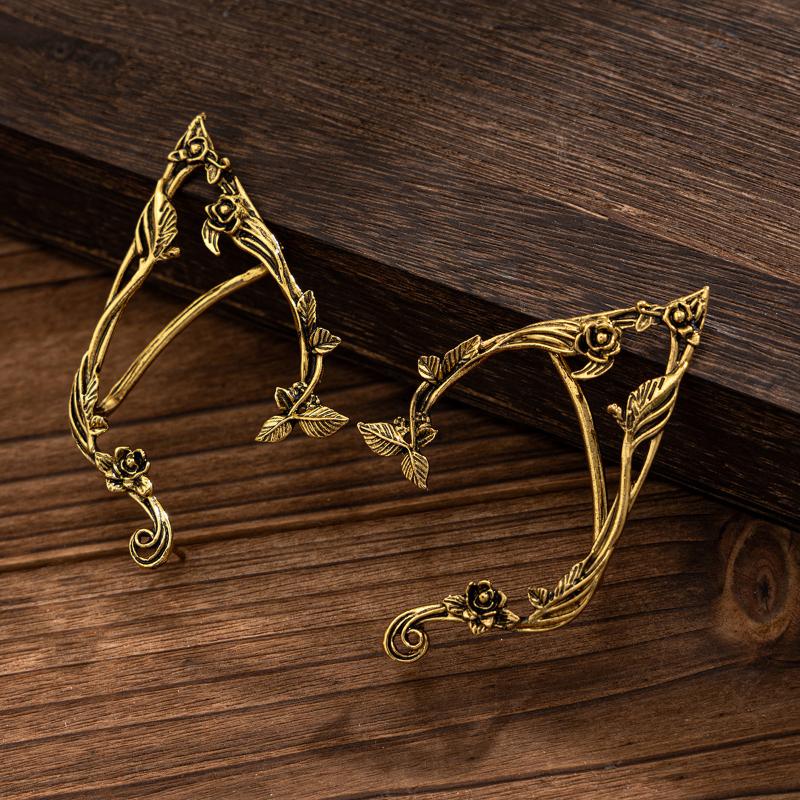 1Pair Goth Fairy Elf Ear Cuff  - Body Jewelry Goth ulasan dan harga