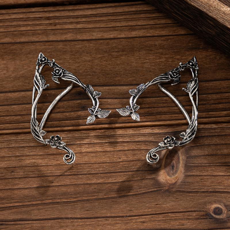 1Pair Goth Fairy Elf Ear Cuff  - Body Jewelry Goth ulasan dan harga