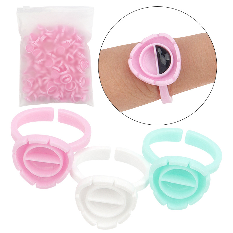 100Pcs Disposable Eyelash Exte - Body Jewelry Tattoo ulasan dan harga