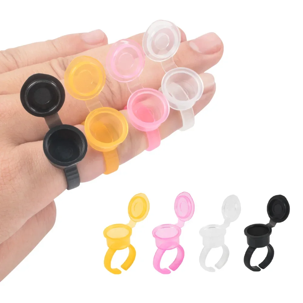 50PCS Tattoo Pigment Ink Ring  - Body Jewelry Tattoo ulasan dan harga