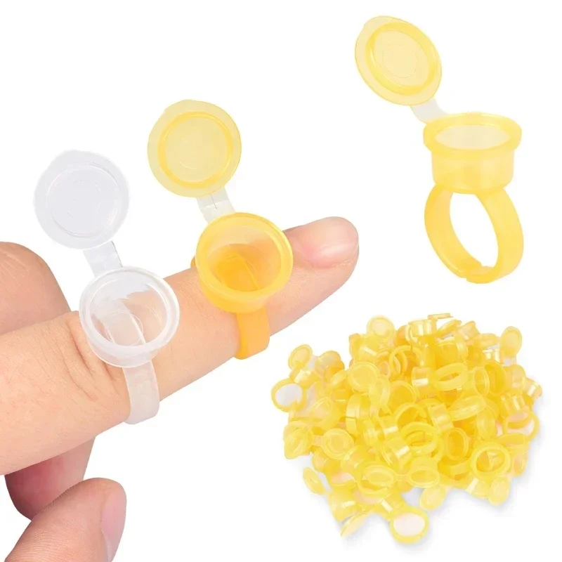 50PCS Tattoo Pigment Ink Ring  - Body Jewelry Tattoo ulasan dan harga