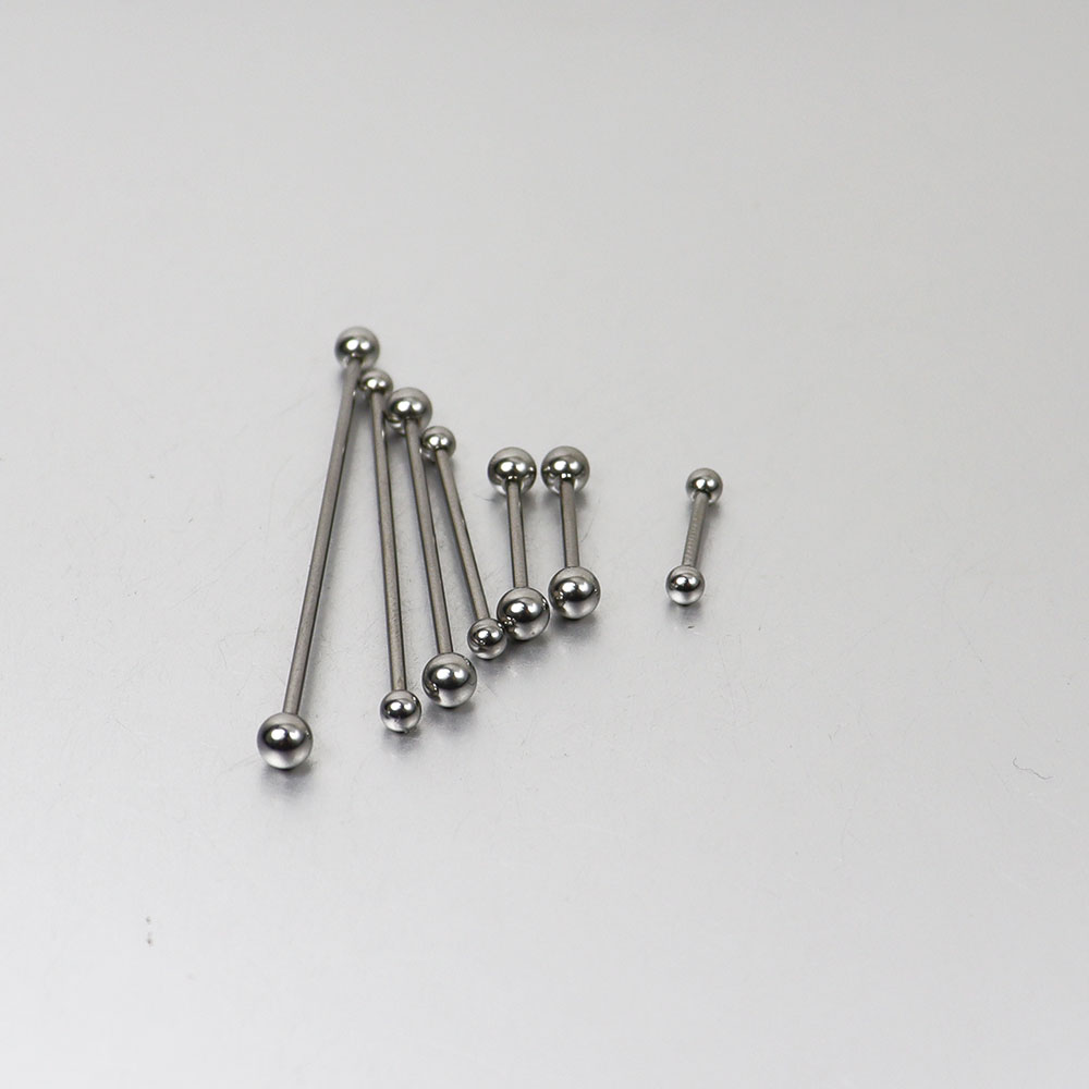 2 Pieces 0.8mm Stainless Steel - Industrial Barbell Long ulasan dan harga