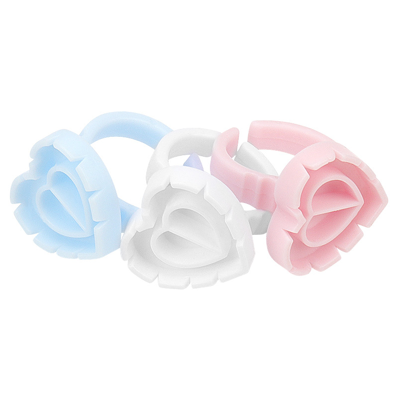 100Pcs Disposable Glue Ring Ho - Body Jewelry Tattoo ulasan dan harga
