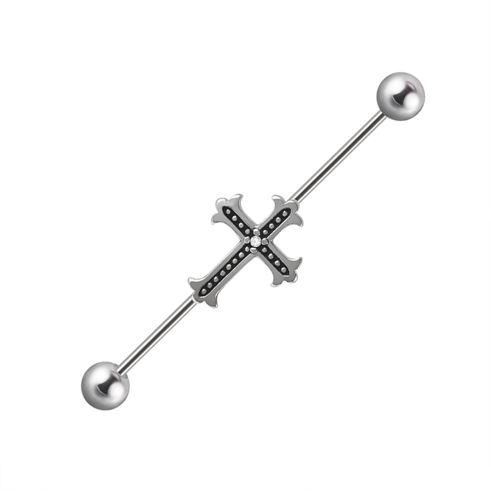 1PC Stainless Steel Man Indust - Industrial Barbell Long ulasan dan harga