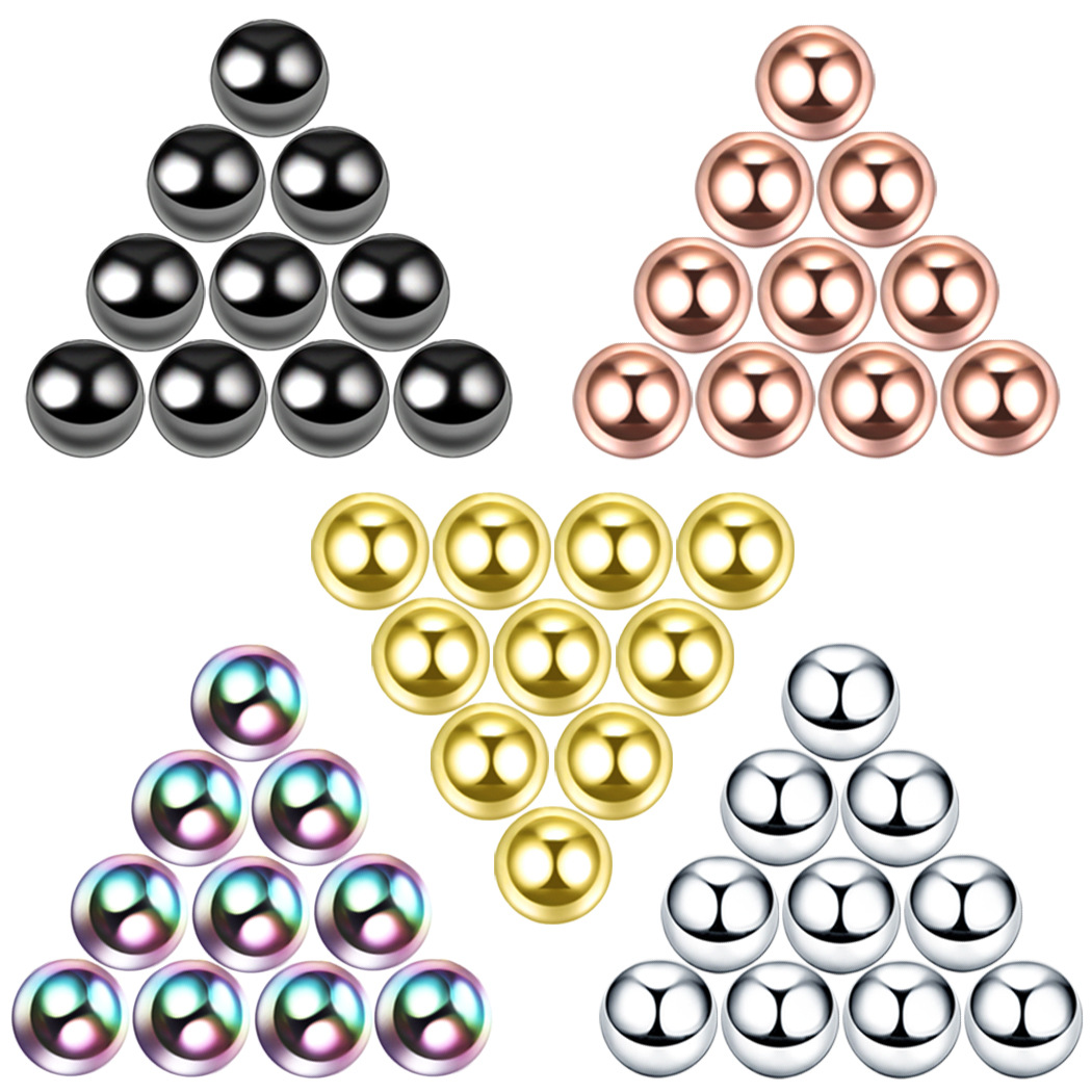 10pcs Stainless Steel Jewelry  - Body Jewelry Replacement Ball ulasan dan harga
