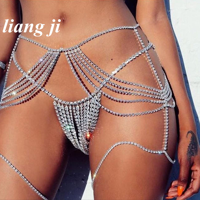 Sexy Body Chain Waist Chain Cr - Body Jewelry Retainers ulasan dan harga