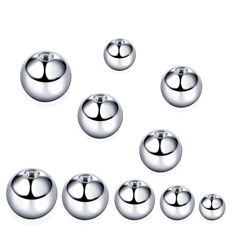 80Pcs 3-5MM 316L Surgical Stee - Body Jewelry Replacement Ball ulasan dan harga