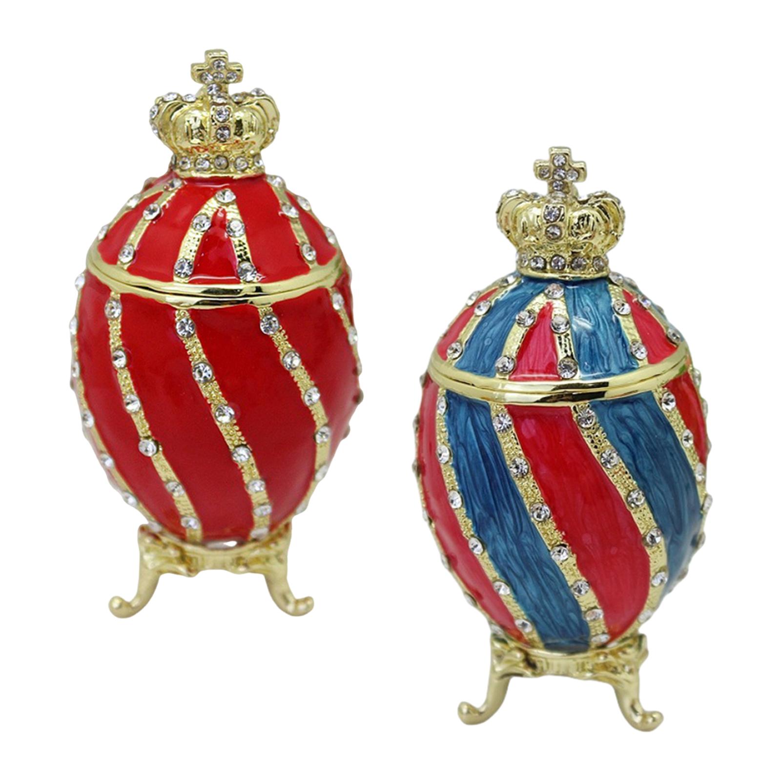 Faberge Egg Trinket Box Contai - Body Jewelry Jewelry Box ulasan dan harga