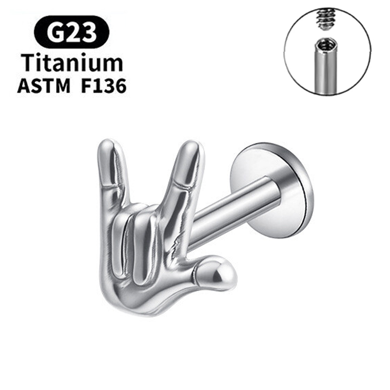 Titanium Stud Earrings Interna - Body Jewelry Jewelry Box ulasan dan harga