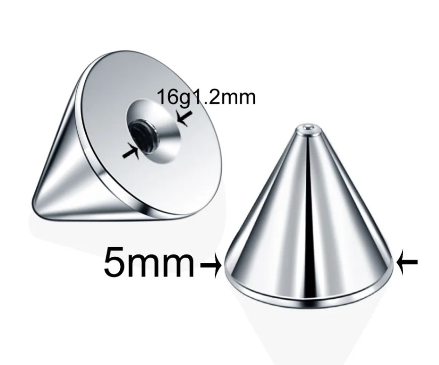 10pcs/lot 316L Stainless Steel - Body Jewelry Replacement Ball ulasan dan harga