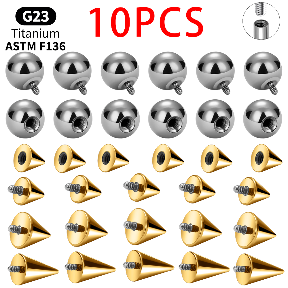 Titanium Ball Cone Replacement - Body Jewelry Replacement Ball ulasan dan harga
