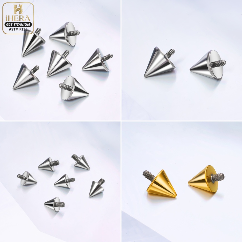 Titanium Ball Cone Replacement - Body Jewelry Replacement Ball ulasan dan harga