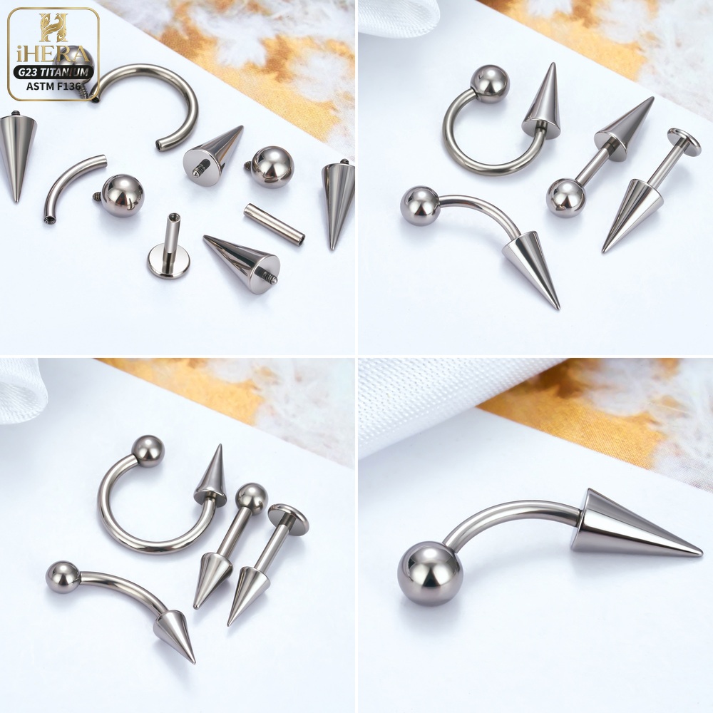Titanium Ball Cone Replacement - Body Jewelry Replacement Ball ulasan dan harga