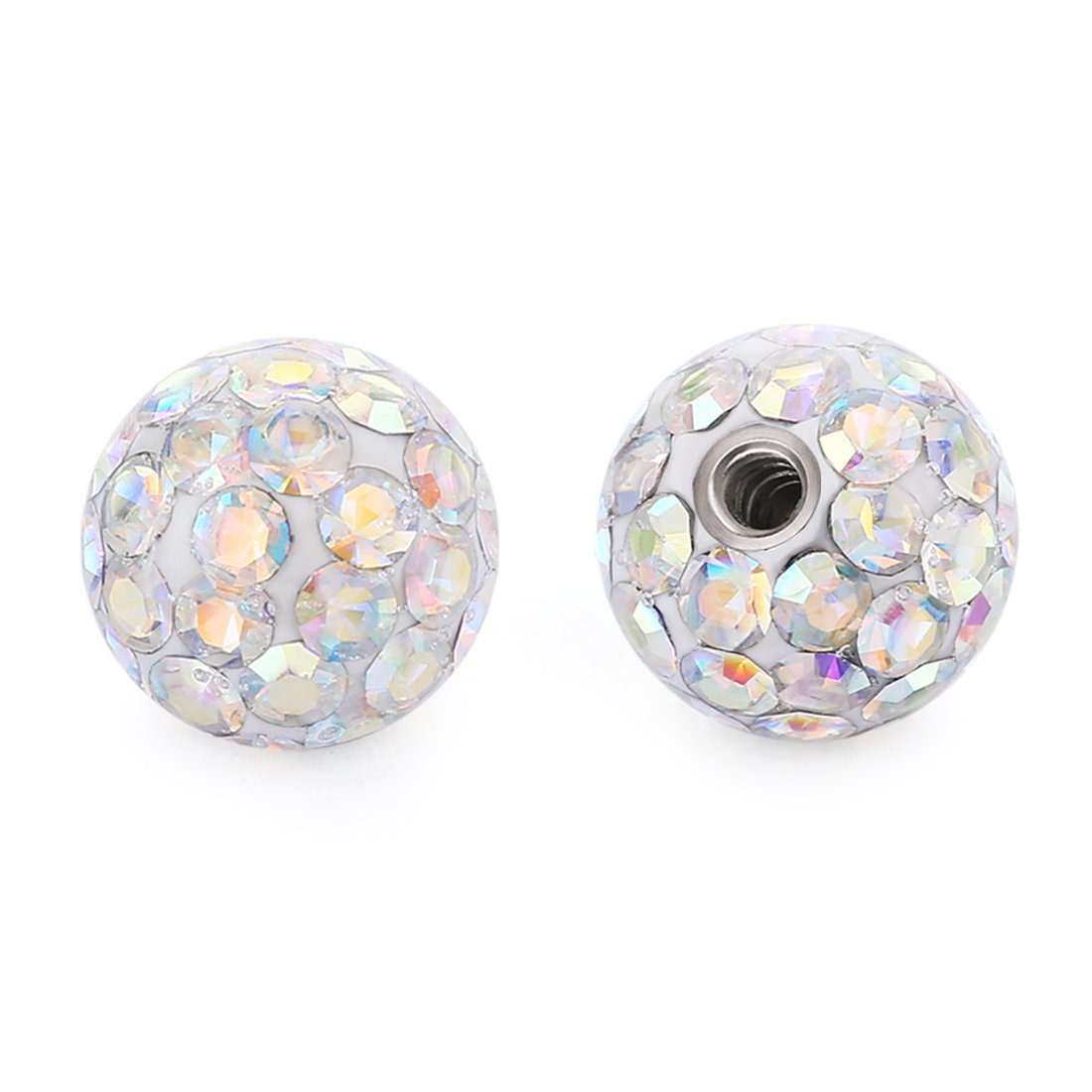 2 Pcs 14G 16G Surgical Stainle - Body Jewelry Replacement Ball ulasan dan harga