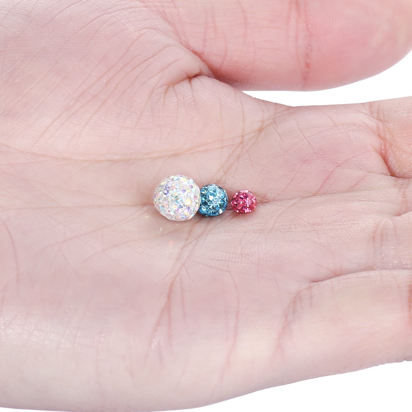 2 Pcs 14G 16G Surgical Stainle - Body Jewelry Replacement Ball ulasan dan harga