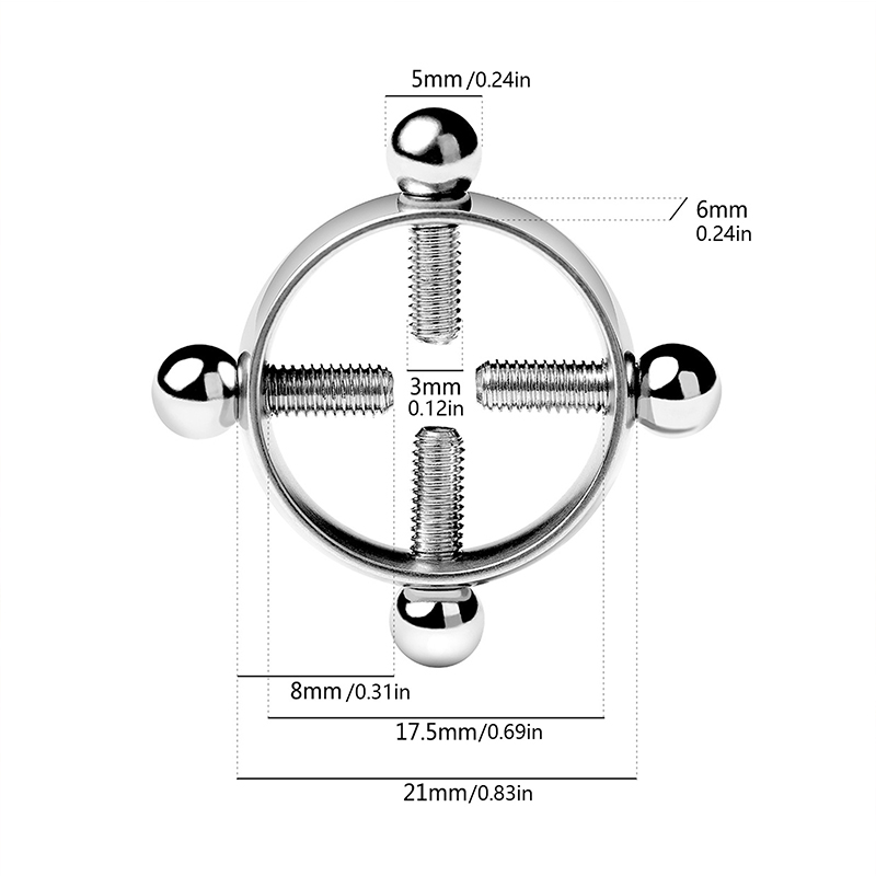 1pair Stainless Steel Cross Ni - Body Jewelry Goth ulasan dan harga